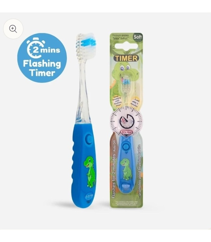 Kids Flashing Glow Toothbrush with 2-Min Timer - Image 4