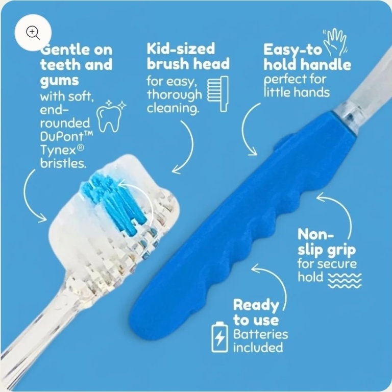 Kids Flashing Glow Toothbrush with 2-Min Timer - Image 5